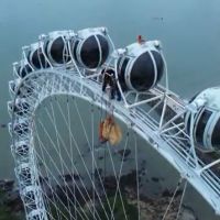 Parapente “caído” a 82 metros do nível do mar treina bombeiros pra evento internacional