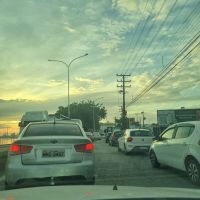 Segunda começa com lentidão no centro de Itajaí