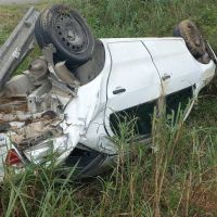 Netos veem avó morrer em capotamento na Transbeto