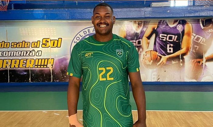 Com Drogba na equipe, Brasil venceu o México por 40 a 27 (Foto: Divulgação)