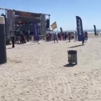 Morador reclama de som alto em evento na praia Central
