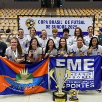 BC é bicampeã da Copa do Brasil de futsal de surdos