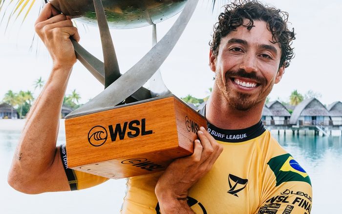 Yago Dora confirmou porque foi o líder do ranking da temporada (Foto: WSL)