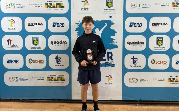 Jovem atleta vem acumulando conquistas na categoria sub-12 (Foto: Divulgação)