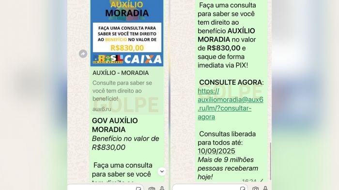 Criminosos usam link suspeito para coletar dados (Foto: Leitor DIARINHO)