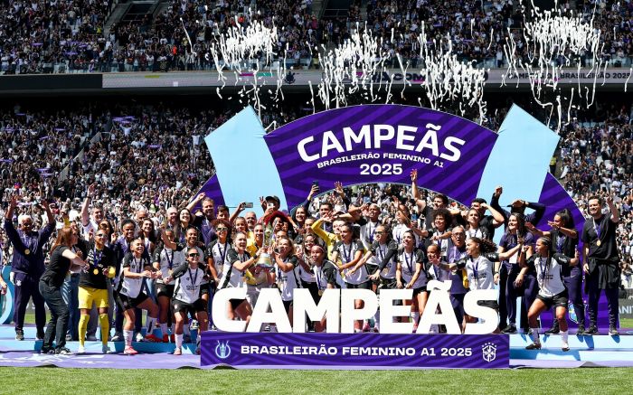 Título foi comemorado por mais de 40 mil pessoas na Arena Corinthians (Foto: Divulgação/Corinthians)