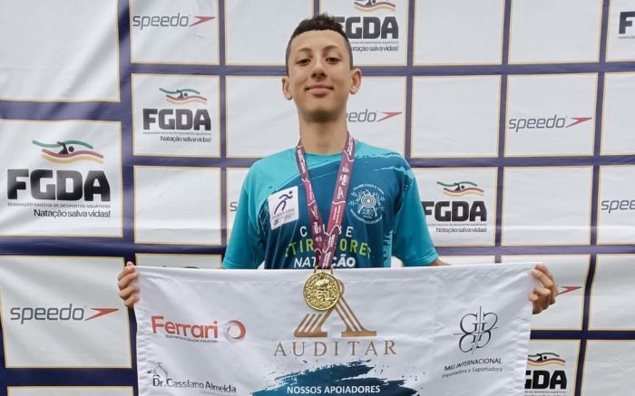 Miguel também quebrou dois recordes das provas em que foi campeão (Foto: Divulgação)