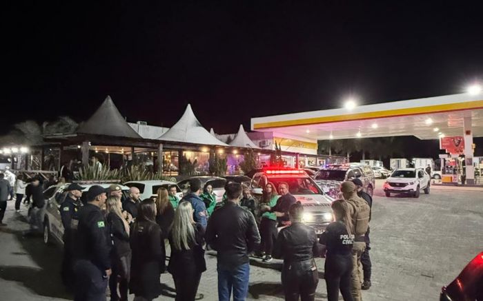 Ação reuniu órgãos de segurança e fiscalização (Foto: Divulgação)