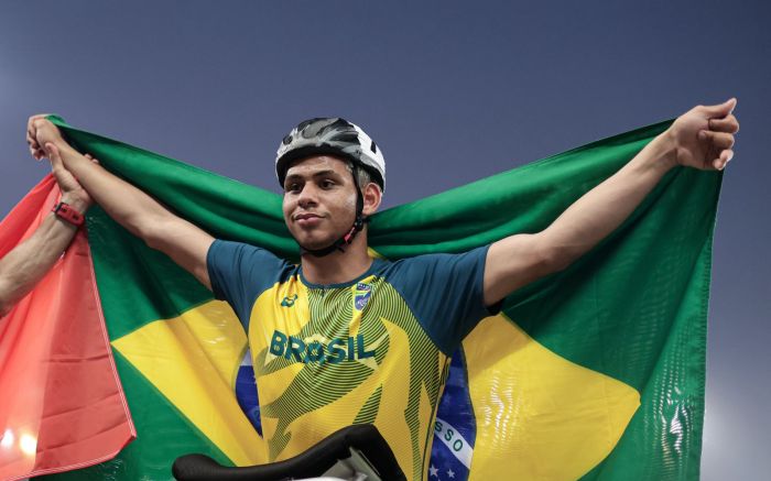 João Mattos ainda disputa a semifinal dos 100m nesta terça-feira (Foto: Divulgação/CPB)
