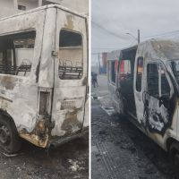 Van de igreja pega fogo fazendo “chupeta”