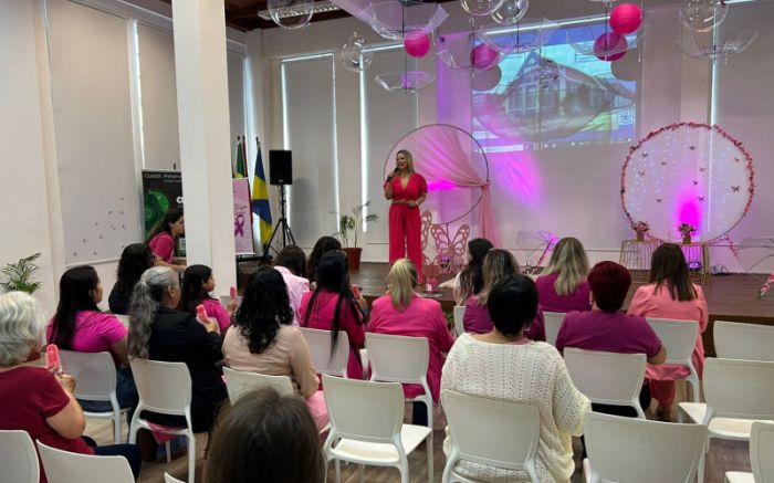 A abertura teve palestras voltadas a mulheres (Foto: Divulgação Secom)