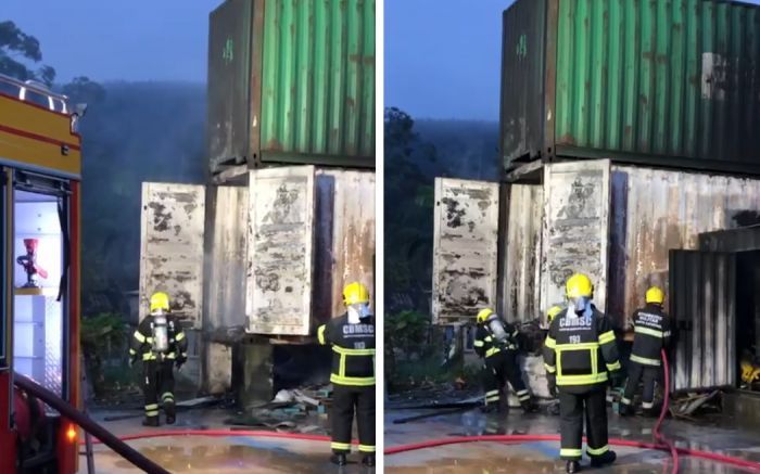  Linha de montagem e revenda de contêineres ficam às margens da Rodovia Transbeto, em Santa Lídia 
(Fotos: Divulgação)