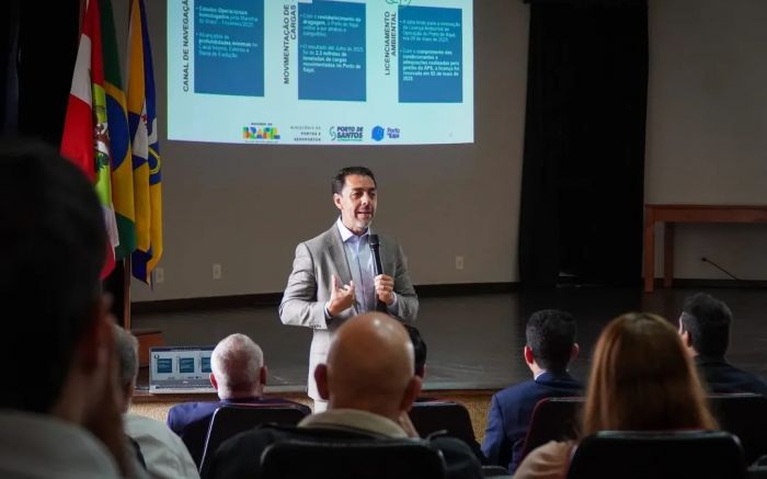 Caso expõe conflito com presidente do Porto de Santos (Foto: Divulgação/Porto de Santos)