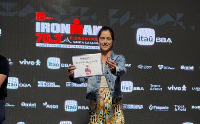 Ana ficou na 23ª colocação geral no feminino entre 182 triatletas (Foto: Divulgação)