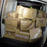 Carro é flagrado com 740 quilos de maconha