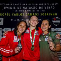 Nadadora de Itajaí conquista medalha de bronze no Brasileiro juvenil