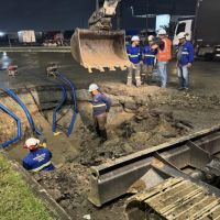 Rompimento de adutora deixa Itajaí e Navegantes sem água