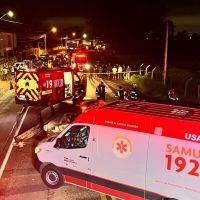 Acidente com vítima fatal tranca a rodovia Jorge Lacerda