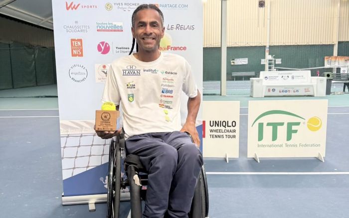 Ymanitu voltou a conquistar um título internacional na categoria Quad (Foto: Divulgação)