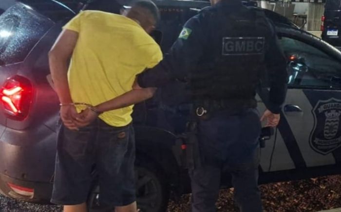 Agressões começaram após a vítima impedir o ex de pagar sua conta num posto de combustível (Foto: Divulgação/GMBC)