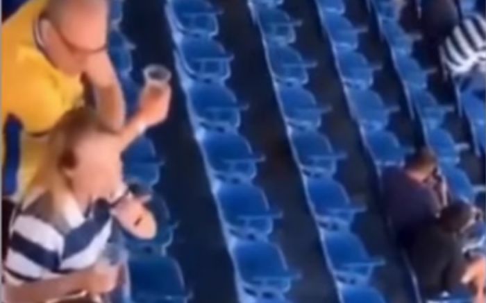 Caso aconteceu no sábado passado no jogo contra o Remo (Foto: Reprodução)