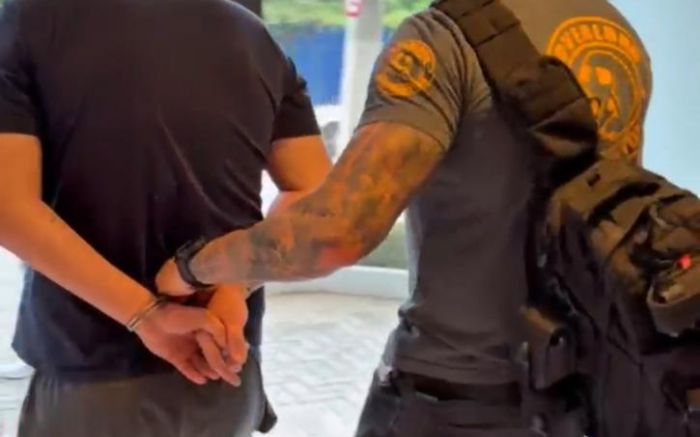 Bandido estava foragido do Amazonas (Foto: Divulgação PCSC)