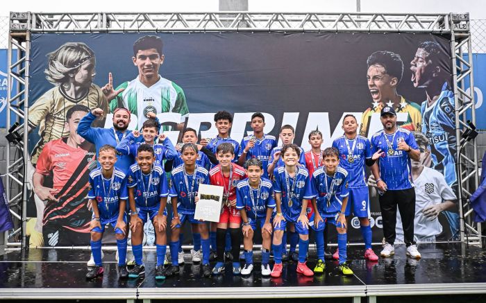 Equipe itajaiense acrescentou mais um troféu a sua galeria (Foto: Divulgação)