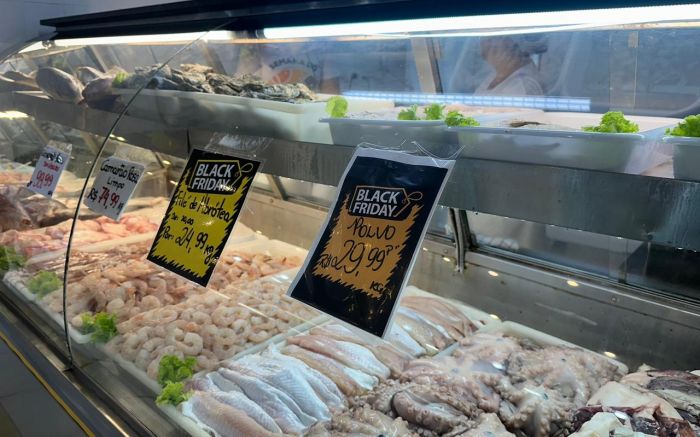 Semana teve preços especiais em peixes e frutos do mar (Foto: Camila Diel)