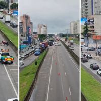 BR 101 segue travada em Itapema