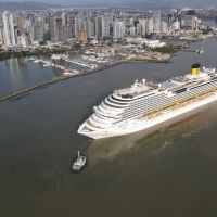 Costa Diadema abre oficialmente a temporada de cruzeiros em Itajaí