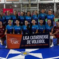 Equipes de vôlei de BC e Itajaí sobem ao pódio na Liga Catarinense sub-16