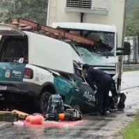 Escada mata caminhoneiro em acidente de trânsito