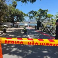 Homem morre eletrocutado ao tentar furtar fiação no deque do Pontal Norte