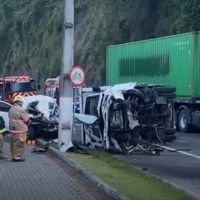 Acidente na BR 470 mata três pessoas