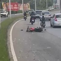 Motociclista morre em acidente na Osvaldo Reis