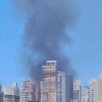 Fogo atinge armazém de cerveja em Itapema