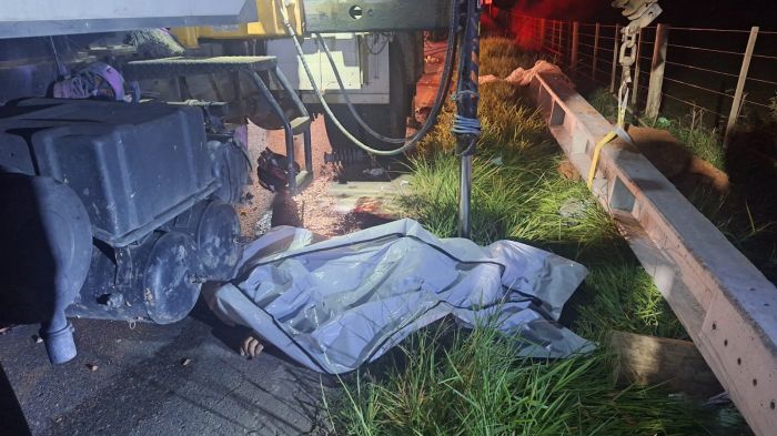 Acidente foi na noite de sábado no bairro Escalvândia, em Navegantes