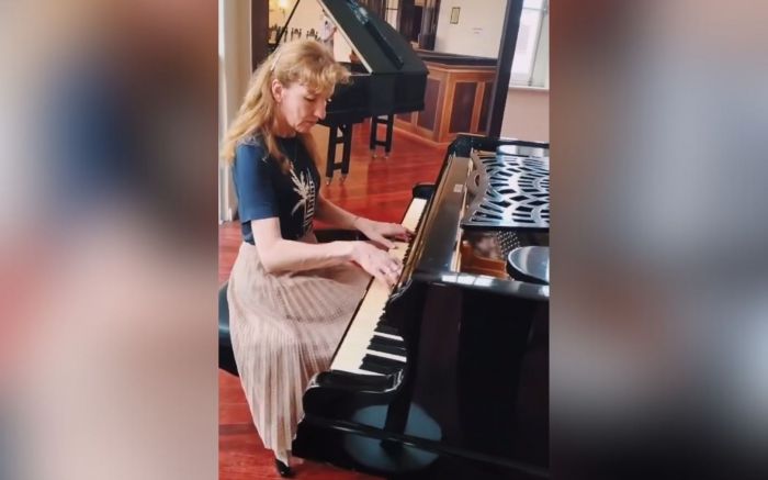 Maryna Chykhanova veio refugiada para o Brasil no início da guerra entre Ucrânia e Rússia