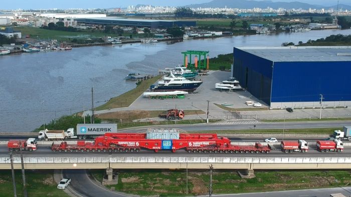Carga terá operação até o terminal do Teporti à noite (Foto: Divulgação)