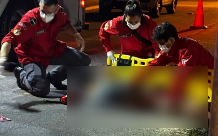 Vítima foi encontrada inconsciente e com sangramento no rosto (Foto: Divulgação/CBVI)