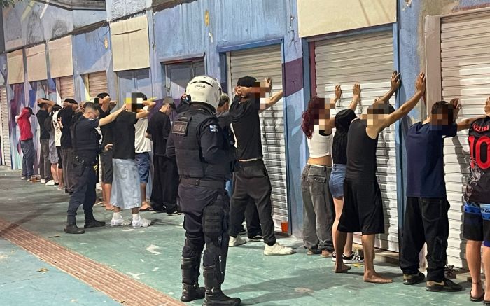 Os grupos estavam apavorando em vias da cidade (Foto: Divulgação/Autarquia BC)