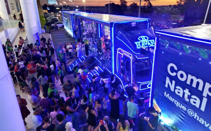 Atração promete encantar moradores e visitantes nesta terça-feira, às 18h (Foto: Divulgação/Havan)