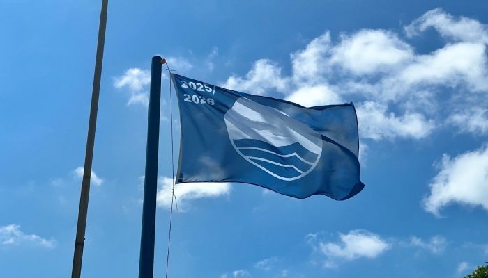 BC hasteou bandeira nesta segunda; Itajaí fez cerimônia na sexta (Foto: Divulgação PMBC)