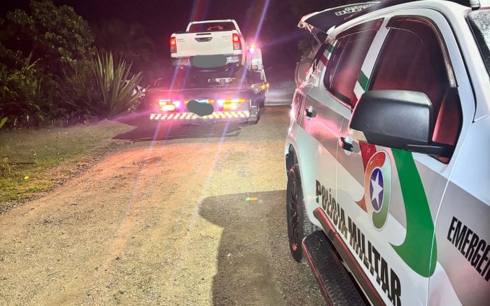 Adolescentes ganhariam uma grana pelas caminhonetes furtadas (Foto: Divulgação/PMSC)