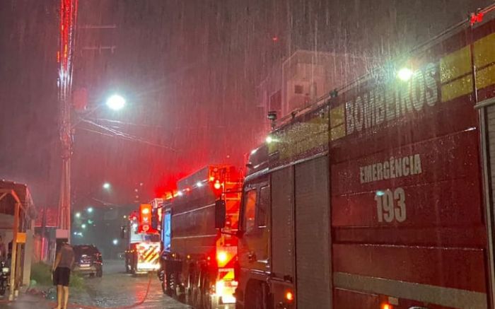 Apesar do susto, ninguém ficou ferido