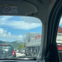 Rua Francisco Canziani está congestionada em Itajaí