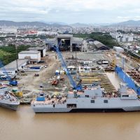 Itajaí inicia construção da 4ª fragata de programa da Marinha