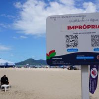 Pontal Norte é o único de 10 trechos da Praia Central poluído