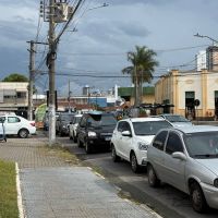 Chuva, obras e horário de pico travam a mobilidade na região