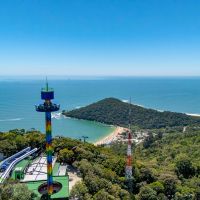 Falha técnica paralisa Super Gyro Tower no Parque Unipraias